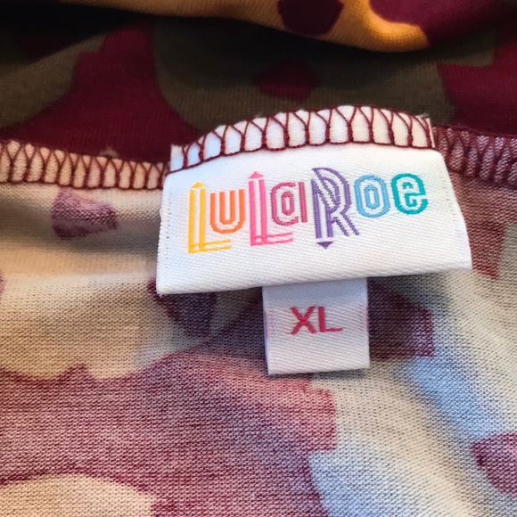 XL Multi Color LuLaRoe Azure Skirt. - Picture 4 of 4